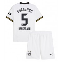 Echipament fotbal Borussia Dortmund Ramy Bensebaini #5 Tricou Treilea 2024-25 pentru copii maneca scurta (+ Pantaloni scurti)